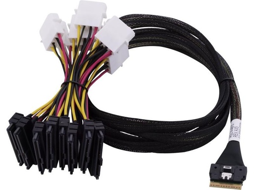 [90293395 1549441] Adaptec Slim-SAS-Kabel ACK-I-SlimSASx8-8SFF-8639x1-U.2-0.8M 80 cm