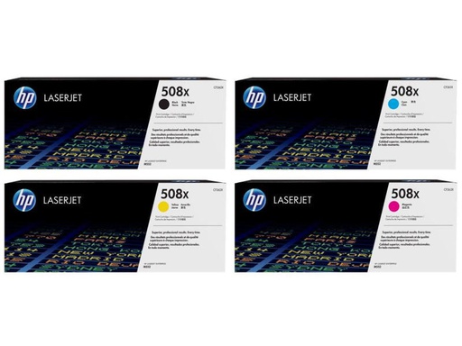 [90049122 524231] HP Rainbow Kit Nr. 508X (CF360X-CF363X) BL/C/M/Y