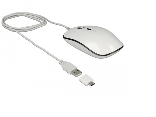 [90004893 801533] Delock Maus 12532 USB-Type-A &amp;Type-C