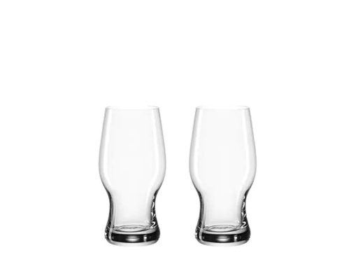 [90049152 721170] Leonardo Bierglas Taverna 500 ml, 2 Stück, Transparent