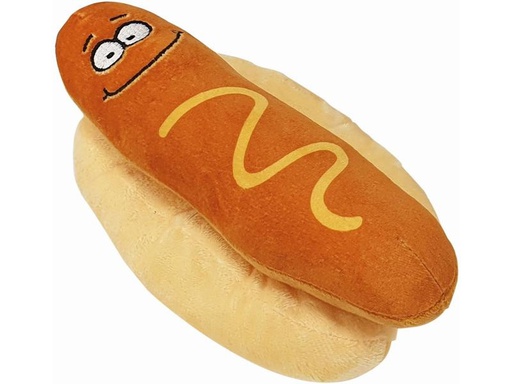 [90294342 1557803] Nobby Hunde-Spielzeug Happy Food Hot Dog, 20 cm, Gelb