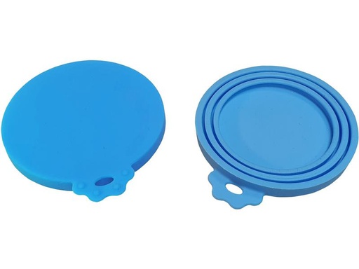 [90294348 1557805] Nobby Dosendeckel Silikon, Ø 9 cm, Blau