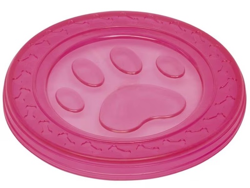 [90294351 1557782] Nobby Hunde-Spielzeug Fly-Disc Paw, Ø 22 cm, Pink