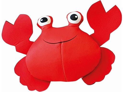 [90294366 1557790] Nobby Schwimmspielzeug Floating Krabbe, 12 cm, Rot