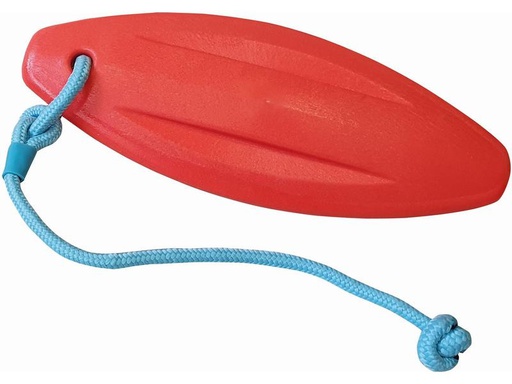 [90294369 1557796] Nobby Schwimmspielzeug Lifeboard mit Seil, 26 cm, Rot