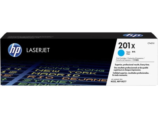 [90049219 349498] HP Toner Nr. 201X (CF401X) Cyan