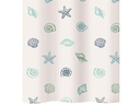 diaqua® Duschvorhang Mare 120 x 200 cm, Blau/Weiss