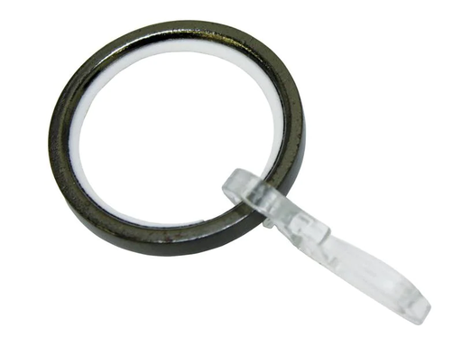 [90049251 1167294] Gardinia Vorhangring mit Gleiteinlage Titan, 10 Stück