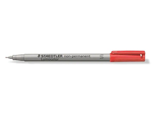 [90049260 914813] Staedtler Folienstift Lumocolor 311 S Rot, wasserlöslich