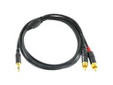 Cordial Audio-Kabel CFY 1.5 WCC 3.5 mm Klinke - Cinch 1.5 m