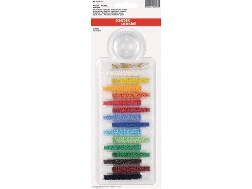[90049285 805740] Knorr Prandell Perlen-Set Rocailles  17-teilig, Opak