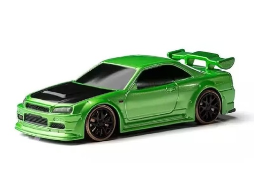 [90295158 1564746] Turbo Racing Micro Drift C64, Grün RTR, 1:76