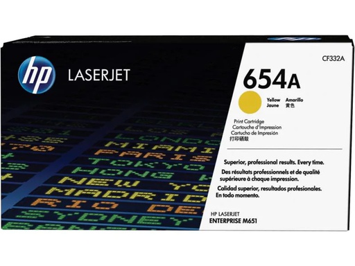 [90049299 323347] HP Toner Nr. 654A (CF332A) Yellow