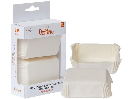 [90295240 1528134] Decora Mini-Cake-Backform 1 Stück, Weiss