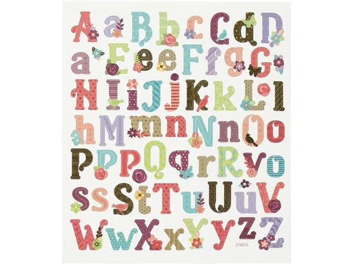 [90295250 1556992] Creativ Company Motivsticker Alphabet 1 Blatt