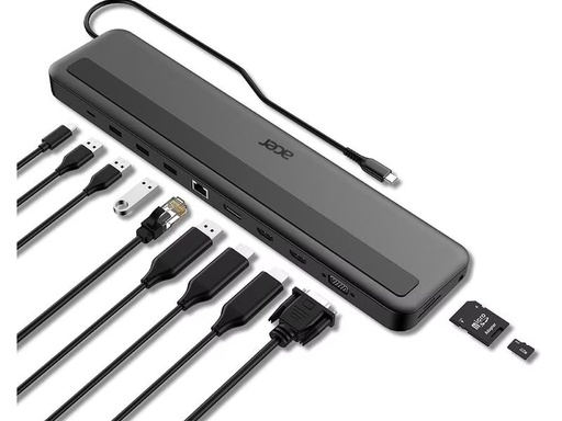 [90295262 1546390] Acer Dockingstation USB-C 13-in-1 Triple Display Dock