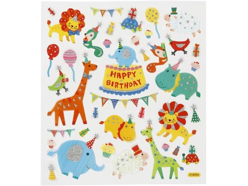 [90295330 1556989] Creativ Company Motivsticker Tiere 1 Blatt