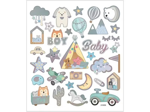 [90295483 1556999] Creativ Company Motivsticker Baby Boy 1 Blatt