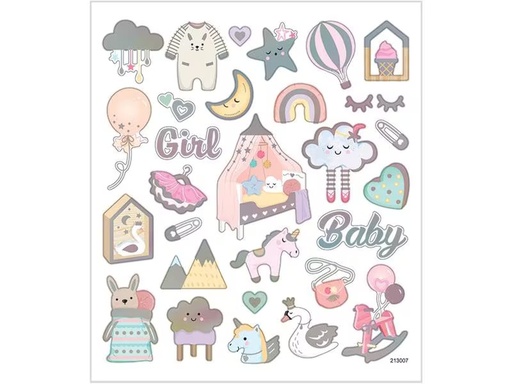 [90295585 1557000] Creativ Company Motivsticker Baby Girl 1 Blatt