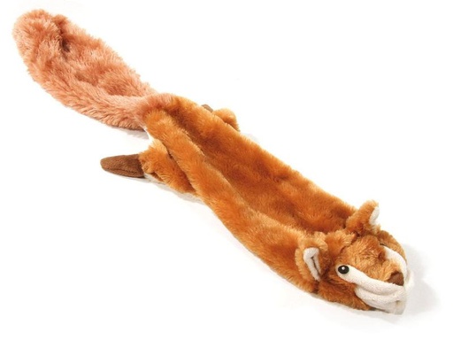 [90295662 1560527] SwissPet Hunde-Spielzeug Schlappi-Eichhorn, S, 35 cm, Braun