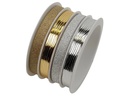 Braun + Company Geschenkband Mix Metallic 10 mm x 16 m, Glitzer/Mehrfarbig