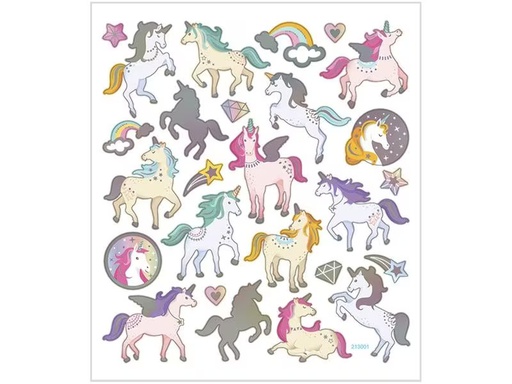 [90295712 1557004] Creativ Company Motivsticker Einhorn 1 Blatt