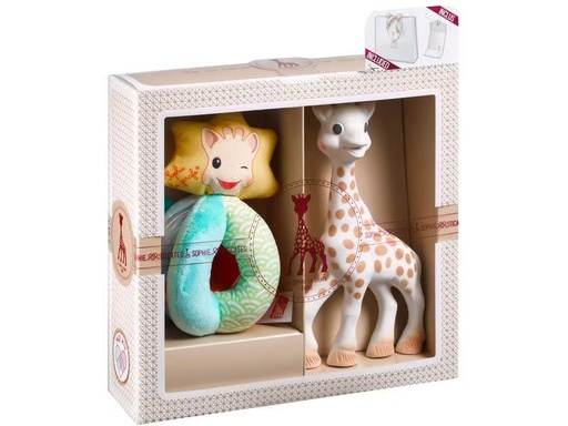 [90295737 1554442] Sophie la girafe Geschenkset Rassel