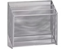 Zeller Present Zeitungsständer News Rack 32 x 9 x 29.5 cm, Silber