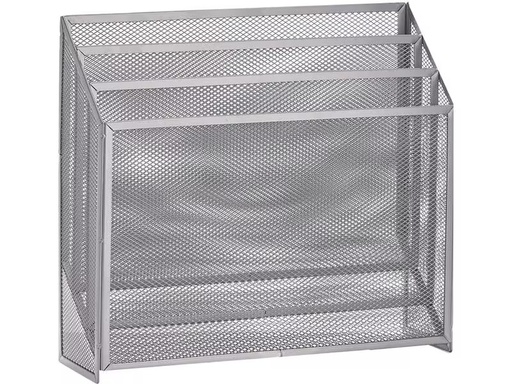 [90295783 1545335] Zeller Present Zeitungsständer News Rack 32 x 9 x 29.5 cm, Silber