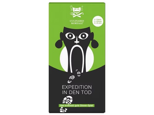 [90295874 1558091] Culinario Mortale Partyspiel Expedition in den Tod