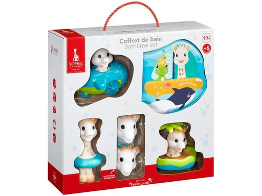 [90295985 1554469] Sophie la girafe Badespielzeug-Set Badekoffer