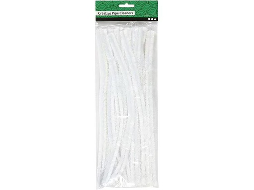 [90296275 1557014] Creativ Company Chenilledraht 15 mm, 15 Stück, Weiss