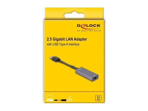 [90296548 1565112] Delock Netzwerk-Adapter USB Typ-A – RJ45, 1 Gbps