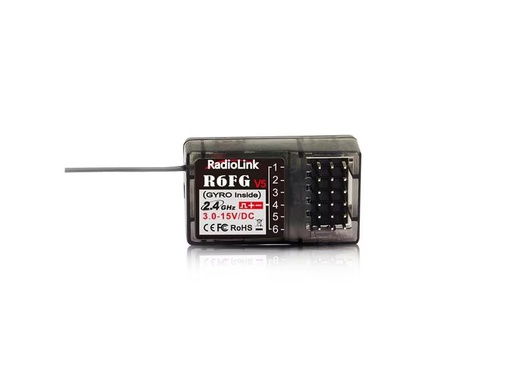 [90296587 1572358] RadioLink Empfänger R6FG mit Gyro 6-Kanal