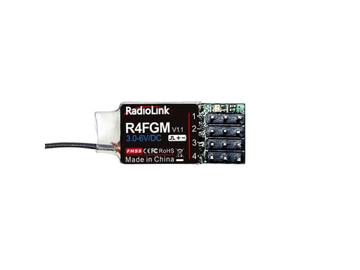 [90296796 1572357] RadioLink Empfänger R4FGM mini mit Gyro 4-Kanal