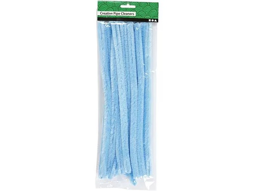 [90296812 1557018] Creativ Company Chenilledraht 15 mm, 15 Stück, Blau