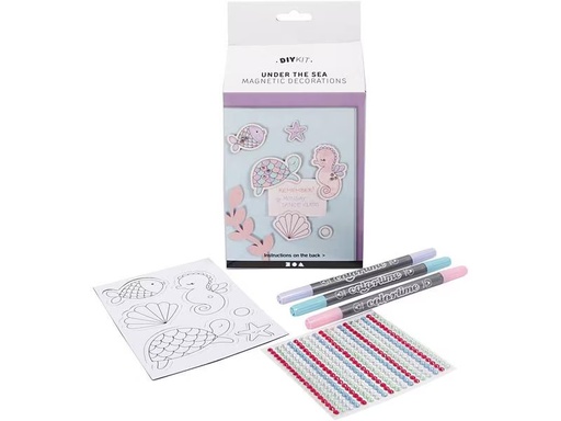 [90296838 1556976] Creativ Company Bastelset Magnete Unterwasserwelt