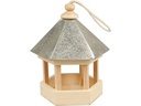 Creativ Company Holzartikel Vogelfutterhaus mit Zinkdach