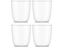 Bodum Outdoor-Becher Kvadrant 200 ml, Transparent, 4 Stück