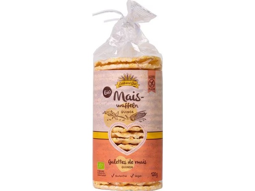 [90297259 1560699] Leib und Gut Bio Maiswaffeln Quinoa 120 g