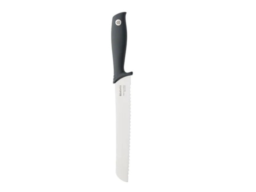 [90049519 904224] Brabantia Brotmesser XL Tasty+ Dark Grey