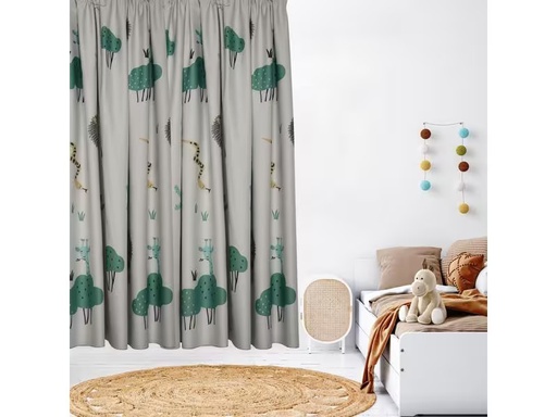 [90297566 1570817] Kindervorhang.ch Verdunklungsvorhang Afrika 140 cm x 260 cm