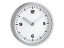 TFA Dostmann Wanduhr Silber