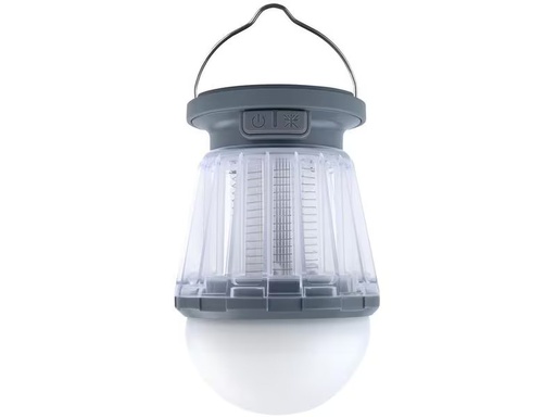 [90297776 1564681] Dörr Campinglampe Solar Anti-Moskito - Hellgrau