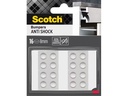 3M Schutzpuffer Anti Shock, Ø 8 mm, Transparent, 16er Pack