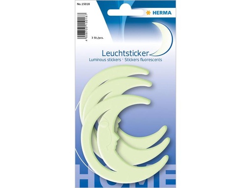 [90049579 1059821] Herma Stickers Motivsticker Mond, Nachtleuchtend