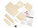 Creativ Company Holzartikel Vogelfutterhaus Set 14.5 x 16 x 13 cm