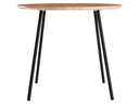 Schou Beistelltisch Ø 55 cm, Braun/Schwarz
