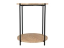 Schou Beistelltisch Ø 40 cm, Braun/Schwarz