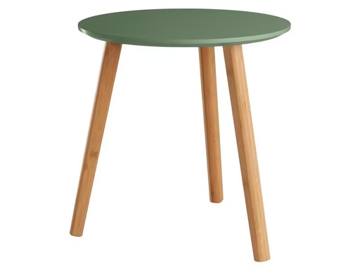 [90298724 1566845] Schou Beistelltisch 40 x 40 cm, Braun/Grün